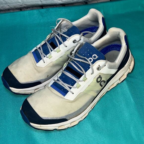 On Cloud CloudVista Mens Running Shoes 10.5 64.99061 Waterproof Frost Ink Blue‎ - Picture 1 of 9